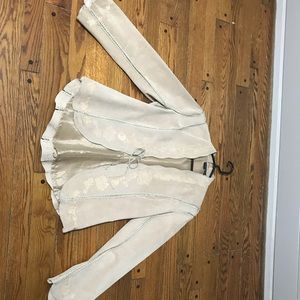Vintage boho suede jacket